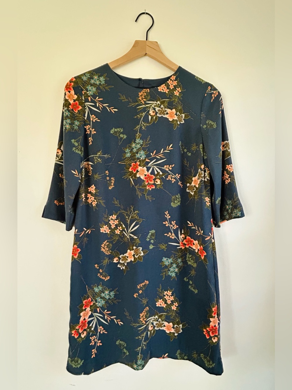 Banana Republic Navy Floral Dress